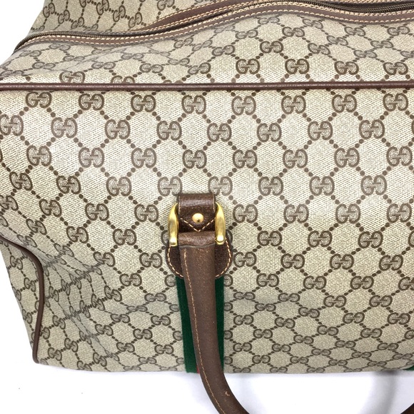 Authentic Gucci XL unisex travel bag brown monogram coated canvas - Picture 13 of 16